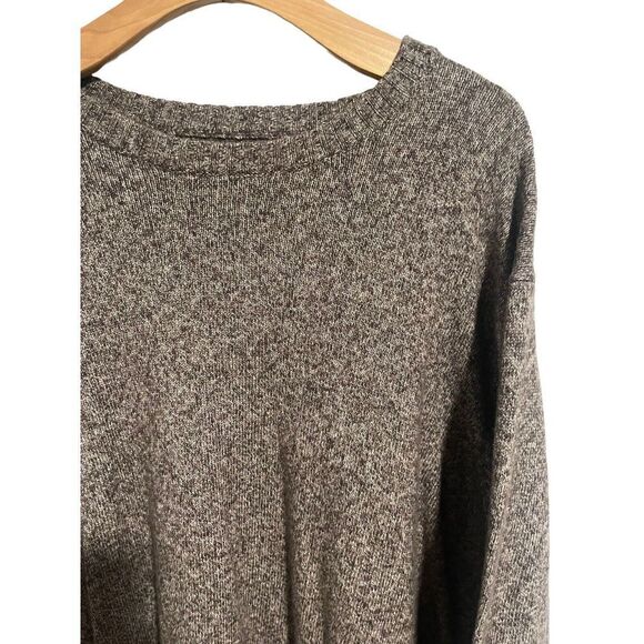 Croft And Barrow Sweater Mens XXL Brown Soft Knit Crew Neck Pull Over Warm - Picture 3 of 8